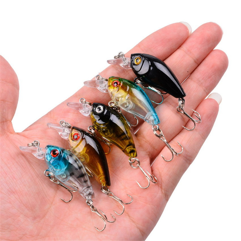 Fishing Hook Treble - 1Pcs 3.5g 4.5cm Top water Mini