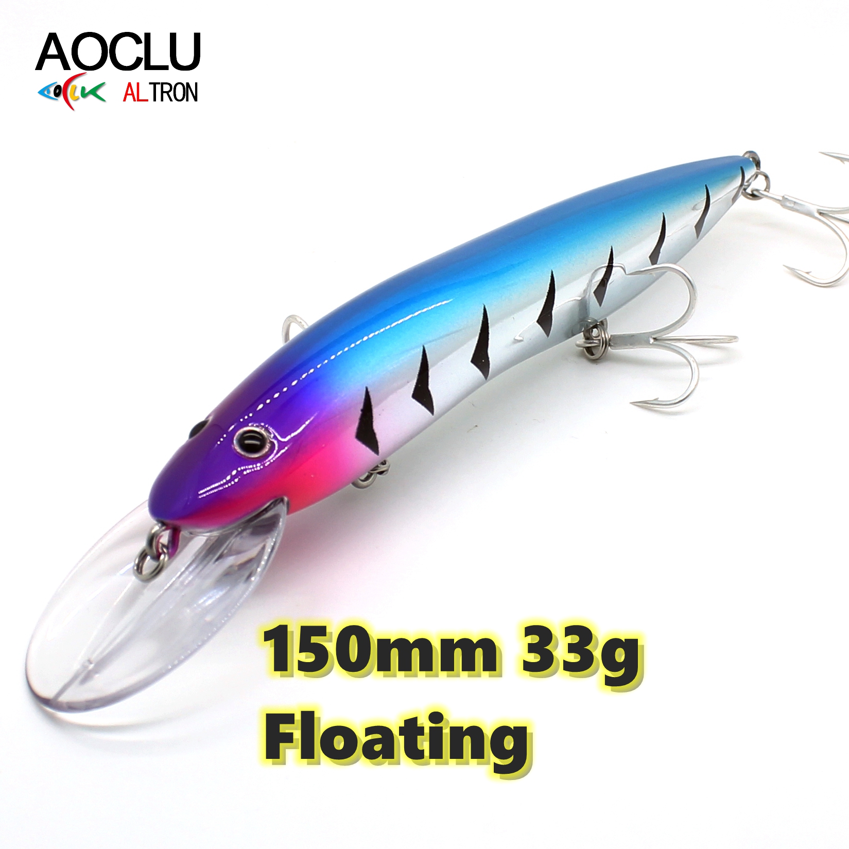 Fishing Hook Treble - AOCLU-Hard Bait for Deep Sea Boat,
