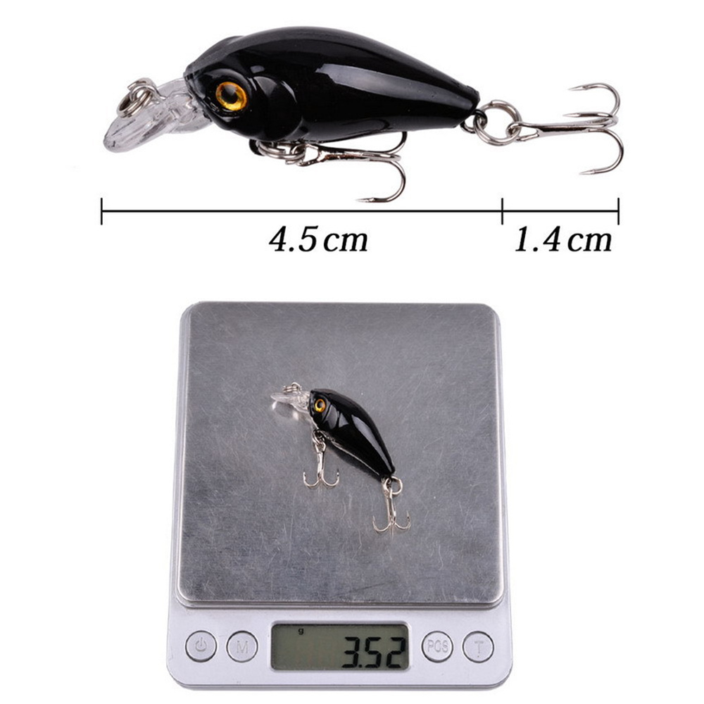 1Pcs 3.5g 4.5cm Top water Mini – Fishing Hook Treble Bewertung und Preis