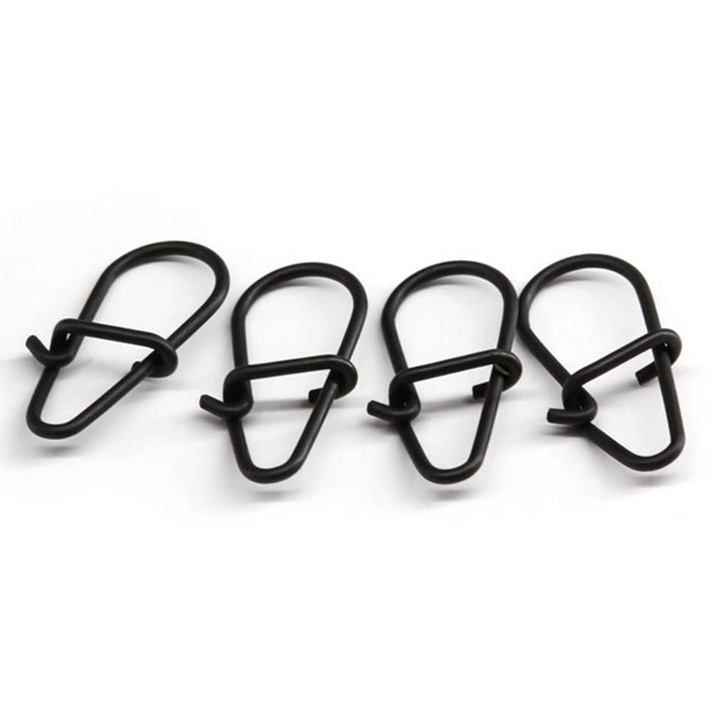 100Pcs/lot Matte black Snap Fi – Fishing Hook Stainless Steel Bewertung und Preis