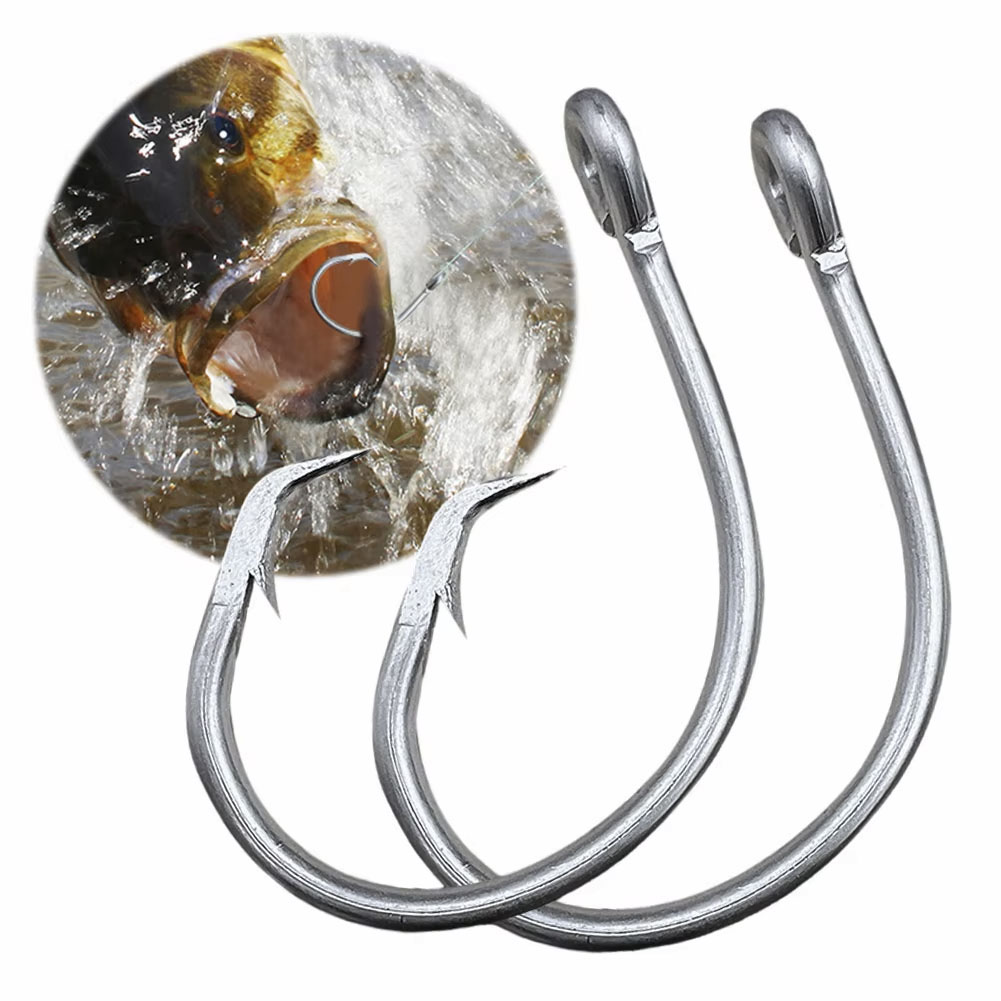 30pcs/box Fishing Hooks Stainl – Fishing Hook Circle Bewertung und Preis