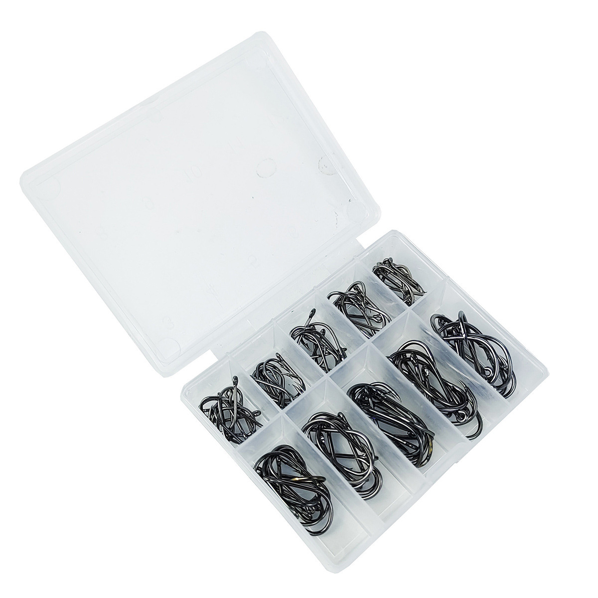 100Pcs/box #3~#12 High Carbon  – Fishing Hook Circle Bewertung und Preis