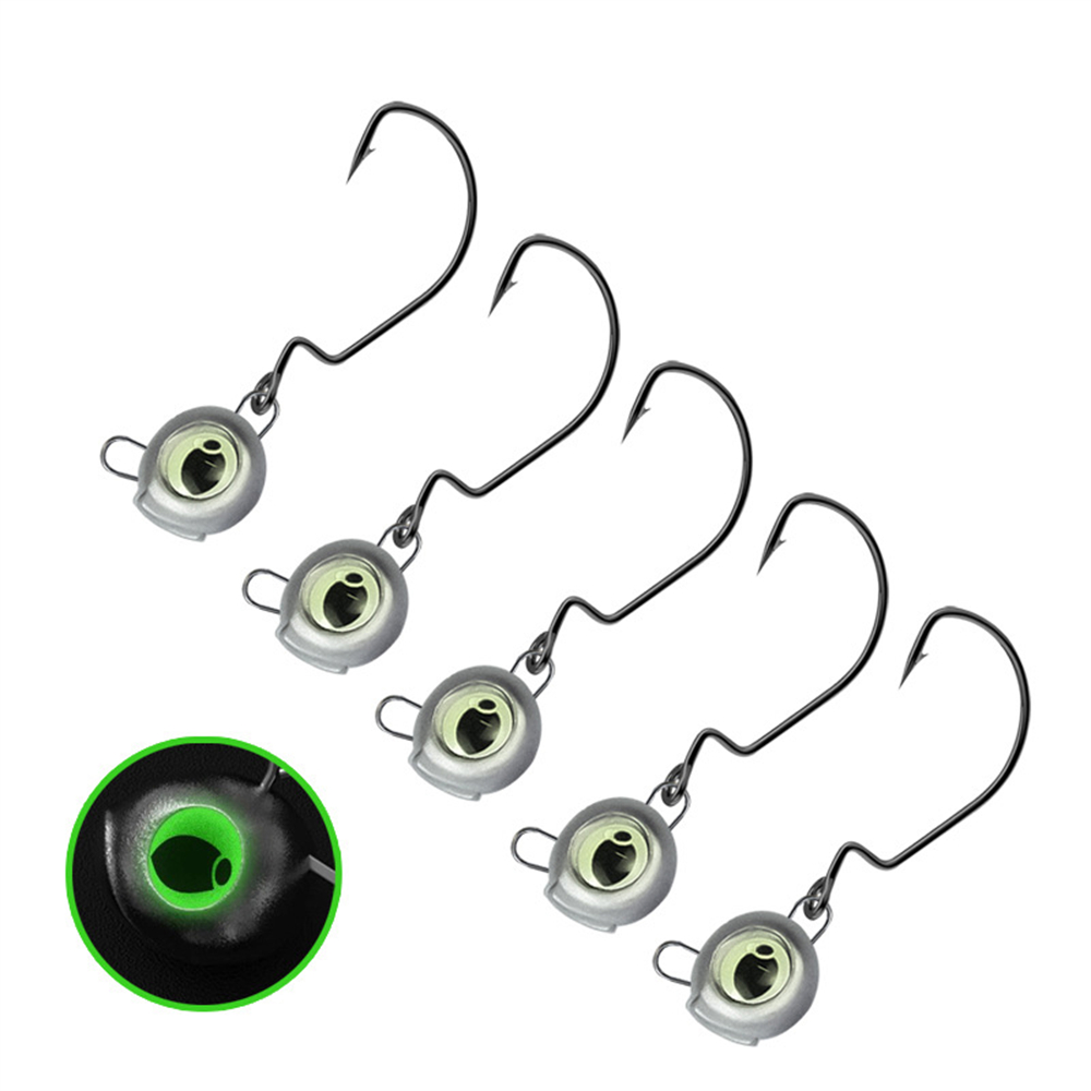 10pcs Weedless Jig Heads with  – Fishing Hook Weedless Bewertung und Preis