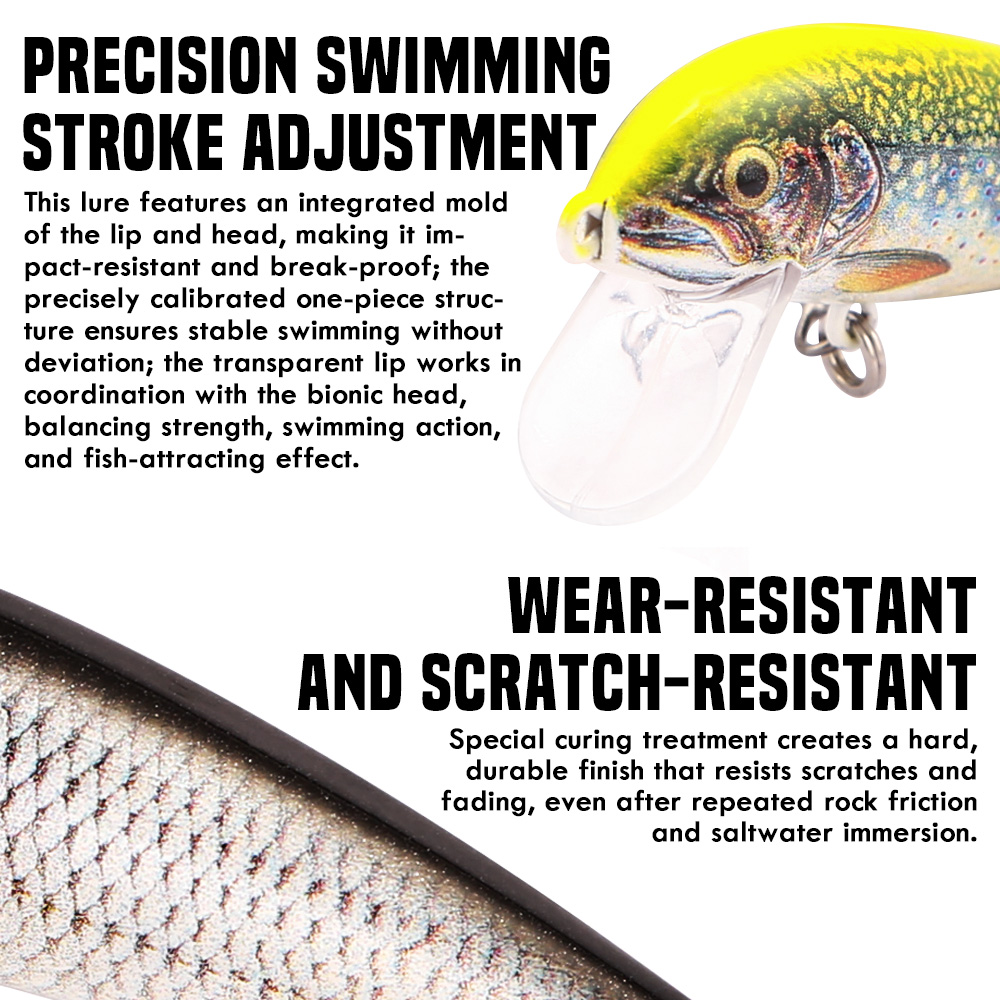 B&U Fishing Lures Sinking Minn – Fishing Hook Treble Bewertung und Preis