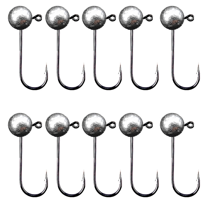 10pcs/lot Jig Head Fishing Hoo – Fishing Hook Barbless Bewertung und Preis
