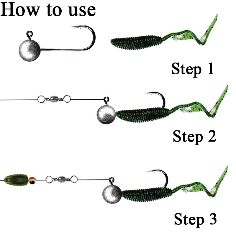 10pcs/lot Jig Head Fishing Hoo – Fishing Hook Barbless Bewertung und Preis