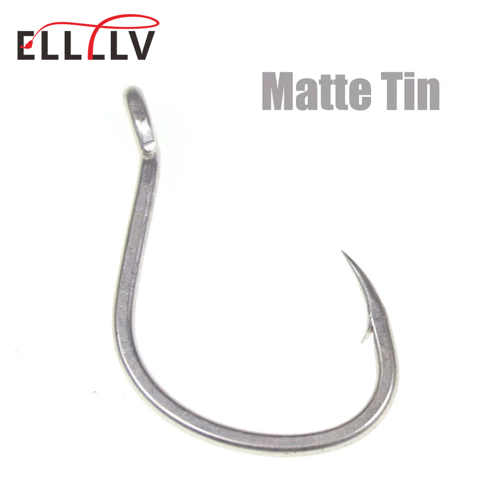 10pcs Matte Tin Anti-rust Salt – Fishing Hook Barbless Bewertung und Preis