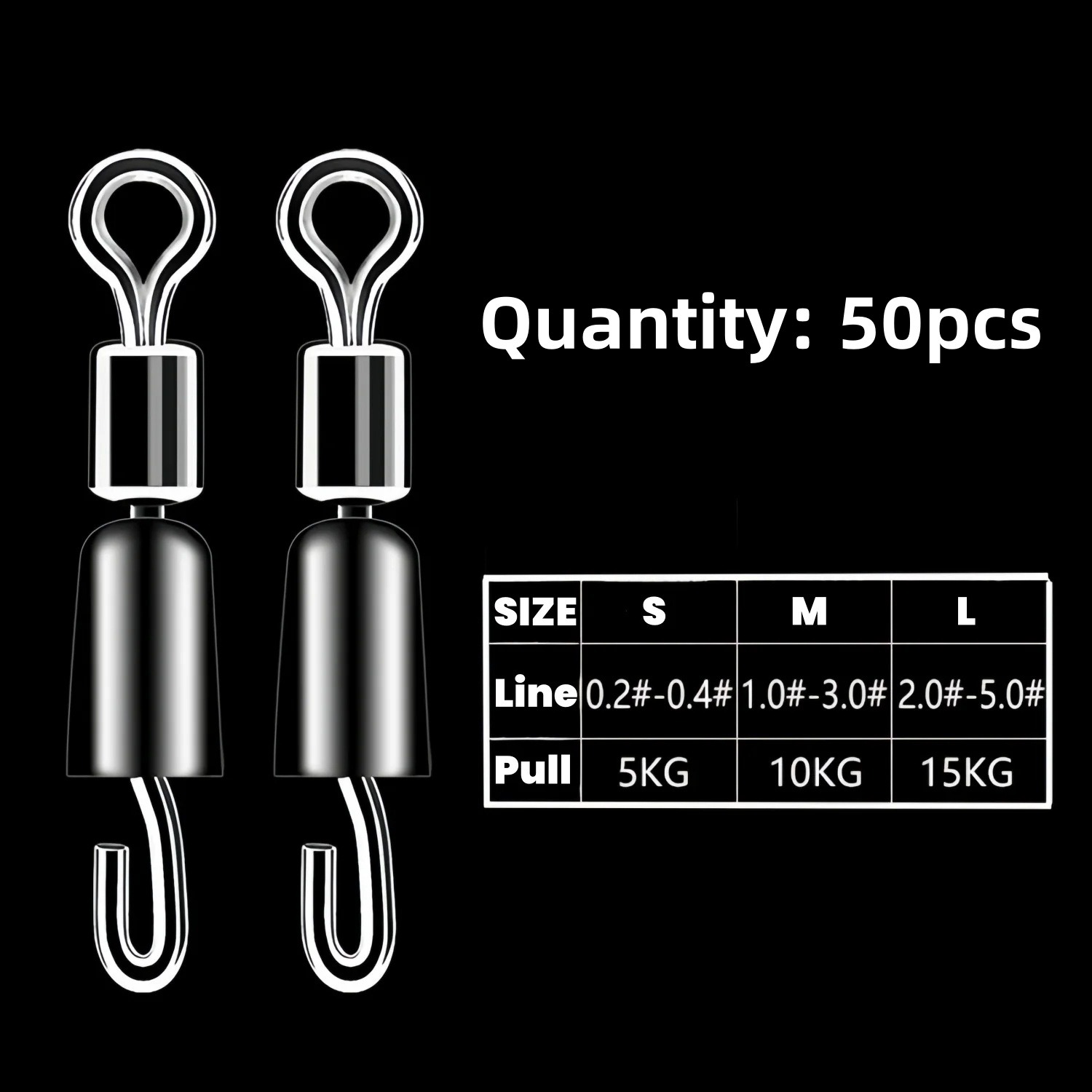 50pcs Carp Fishing Quick Chang – Fishing Hook Stainless Steel Bewertung und Preis