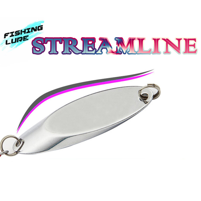 1pc 2.5g-35g Metal Spoon Lure  – Fishing Hook Treble Bewertung und Preis