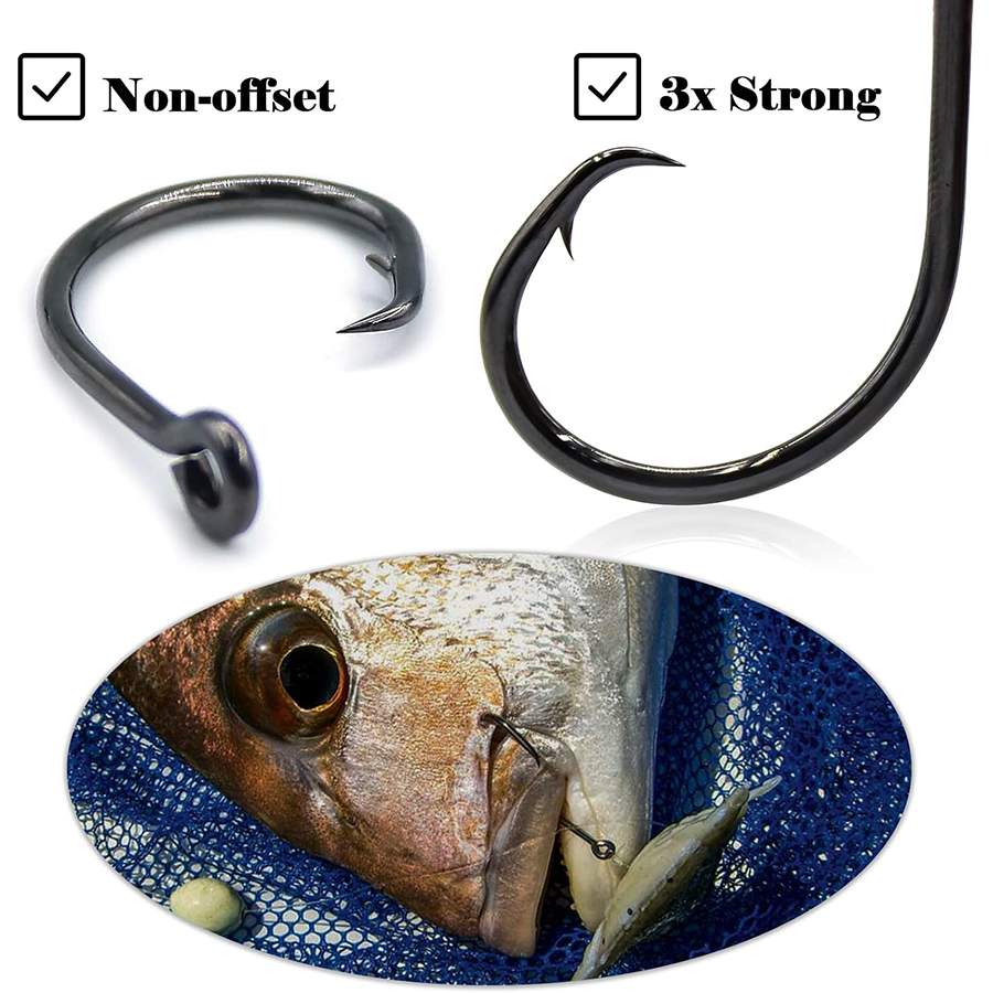Circle Hooks 3X Strong Saltwat – Fishing Hook Assortment Bewertung und Preis