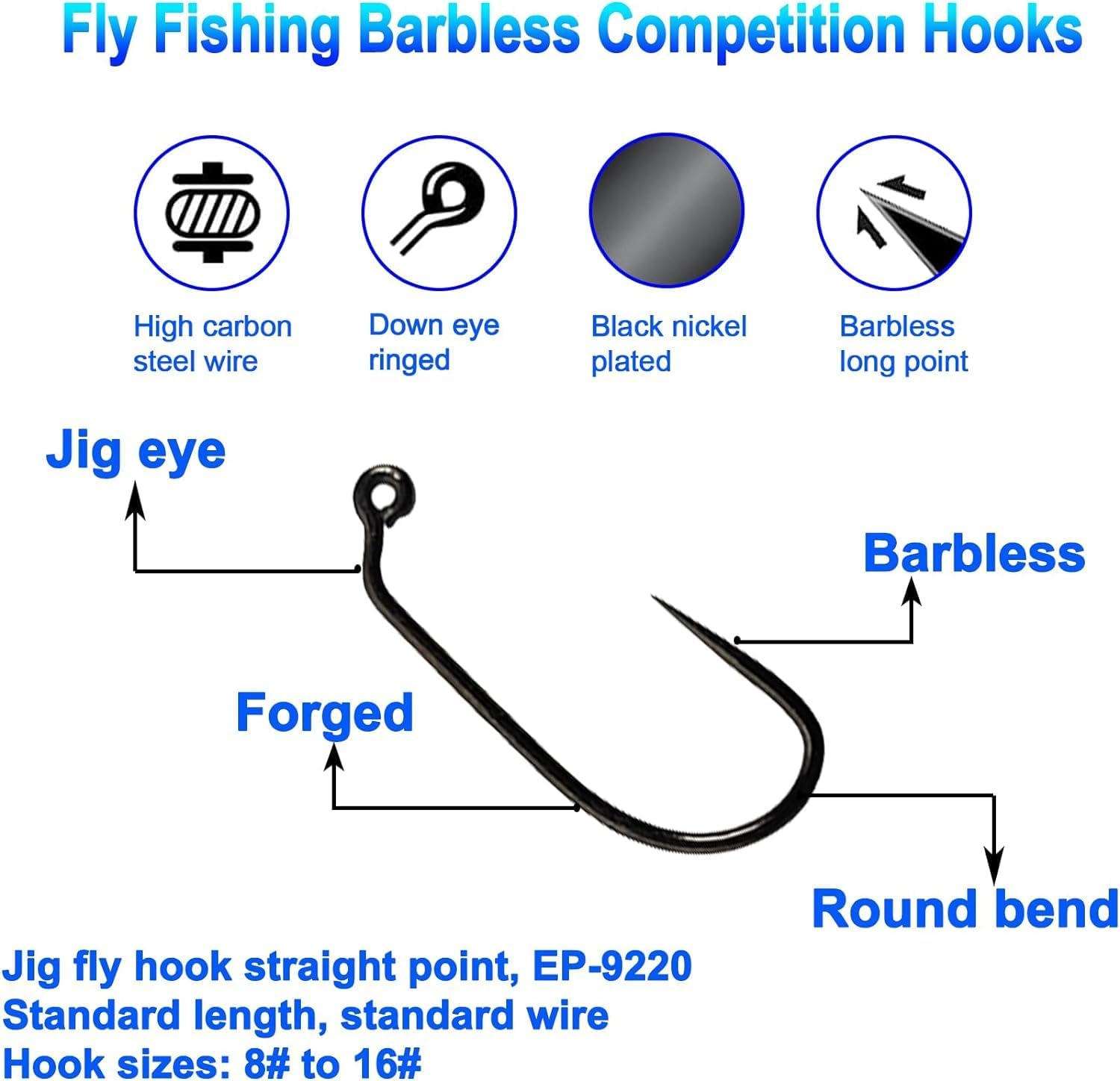 Aventik Eupheng 100PCS Competi – Fishing Hook Barbless Bewertung und Preis
