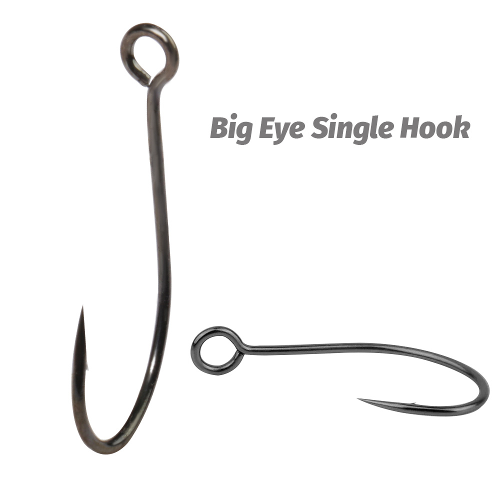20PCS Big Ring Single Hooks 2# – Fishing Hook Circle Bewertung und Preis
