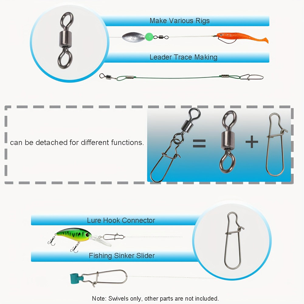 95/210 PCS Set Fishing Connect – Fishing Hook Stainless Steel Bewertung und Preis