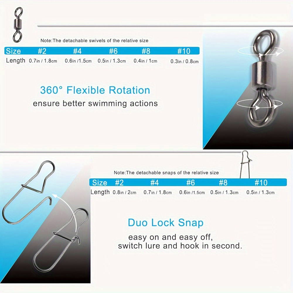 95/210 PCS Set Fishing Connect – Fishing Hook Stainless Steel Bewertung und Preis