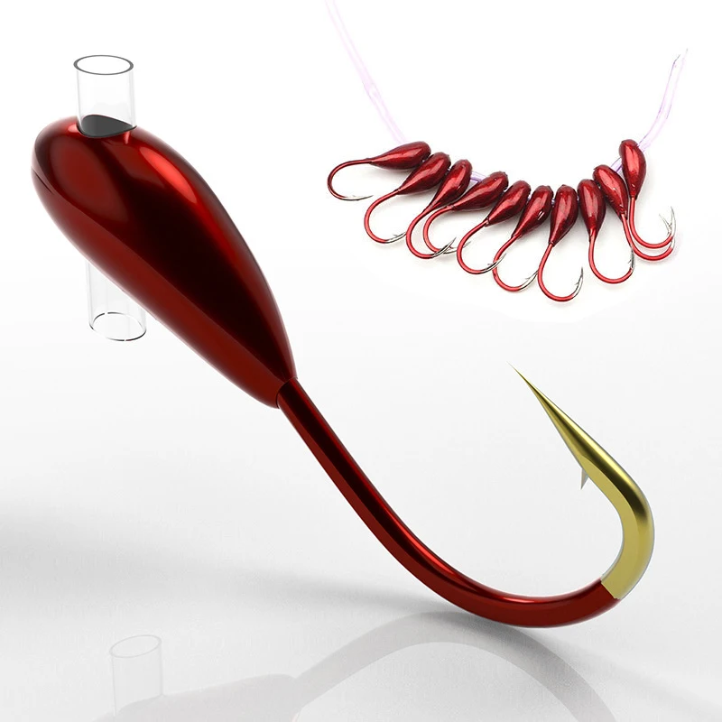 10/20PCS Winter Ice Fishing Ho – Fishing Hook Assortment Bewertung und Preis