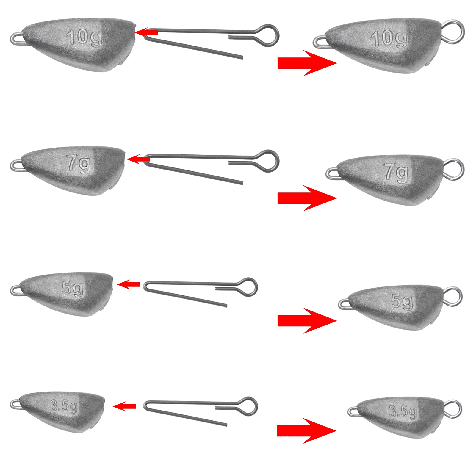 SAMOLLA 5pcs Jig Head Fishing  – Fishing Hook Jig Bewertung und Preis