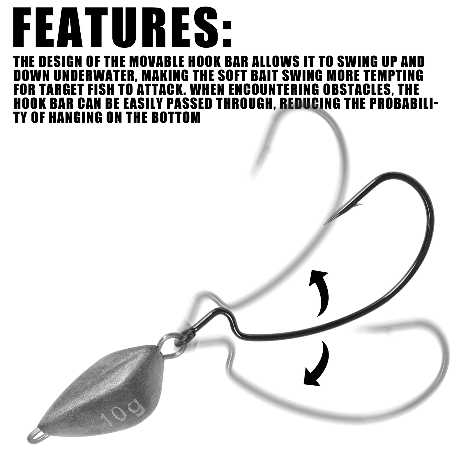 SAMOLLA 5pcs Jig Head Fishing  – Fishing Hook Jig Bewertung und Preis