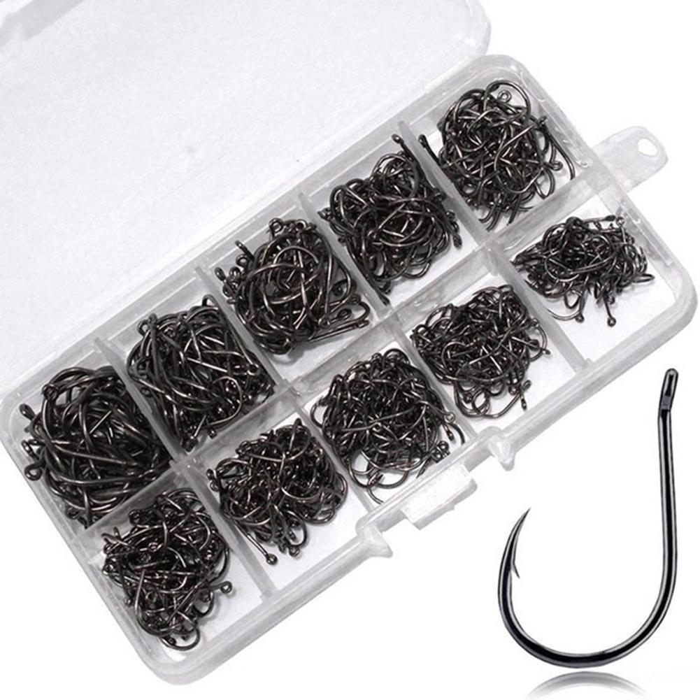100/500pcs Fishing Hooks Set C – Fishing Hook Circle Bewertung und Preis