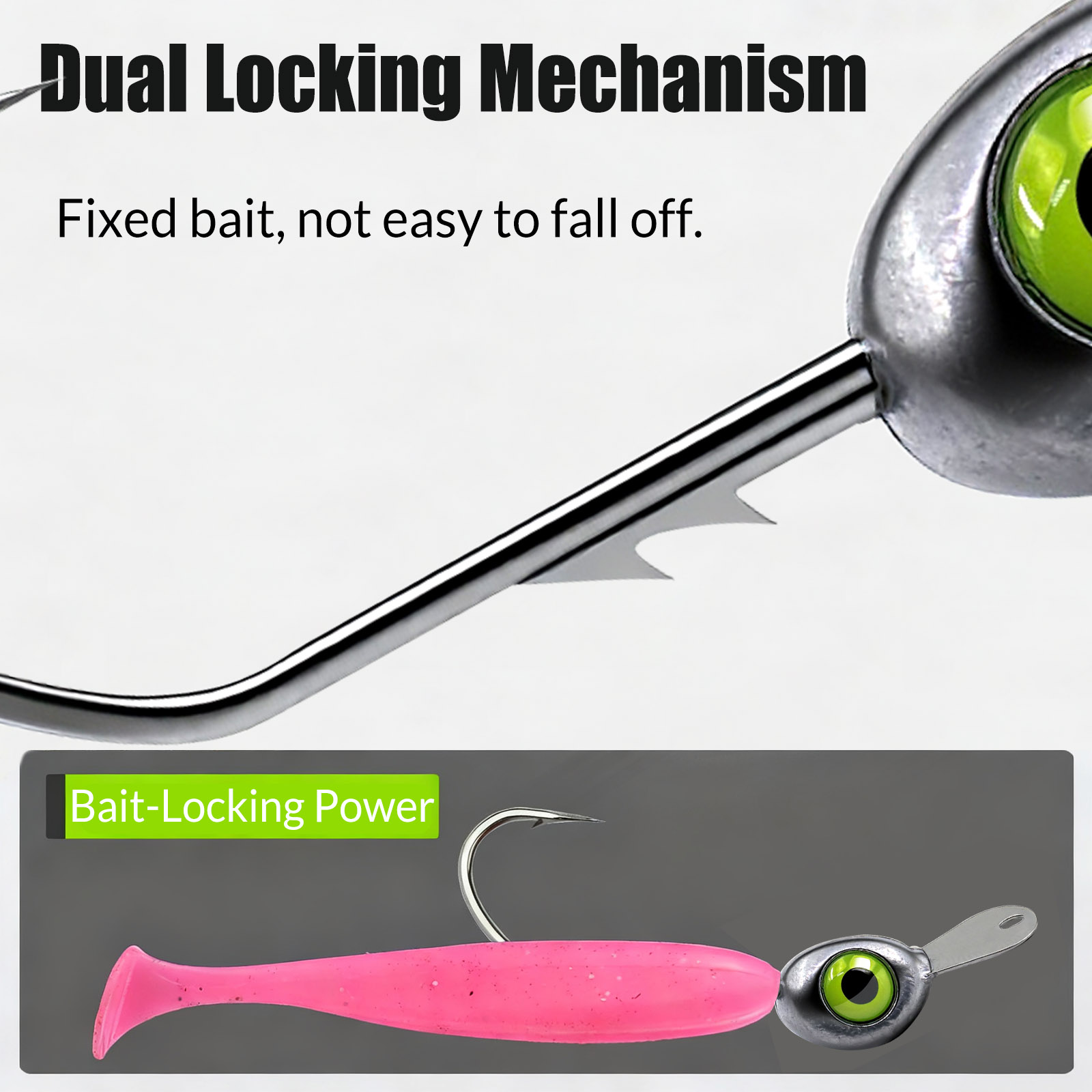 9KM Shaky Head Jigs Hook with  – Fishing Hook Weedless Bewertung und Preis
