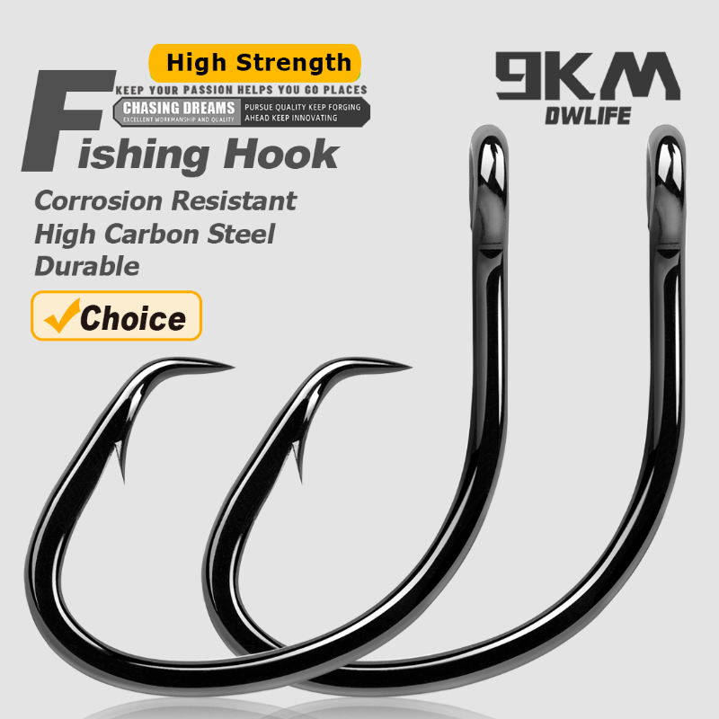 9KM Circle Hooks 25~50Pcs Salt – Fishing Hook Circle Bewertung und Preis