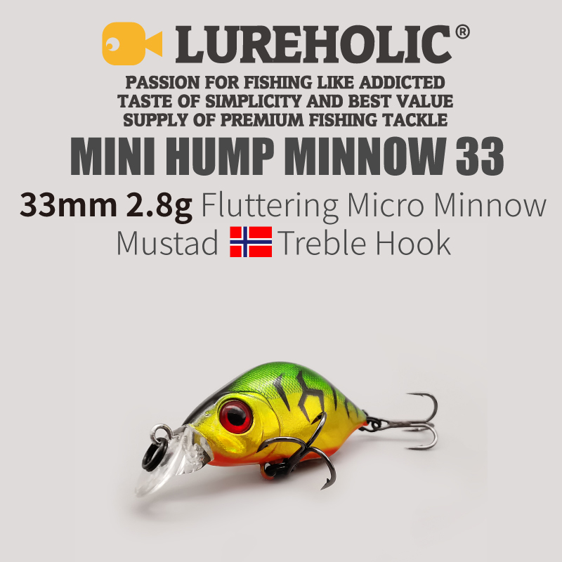 LUREHOLIC 33mm 2.8g Fluttering – Fishing Hook Treble Bewertung und Preis