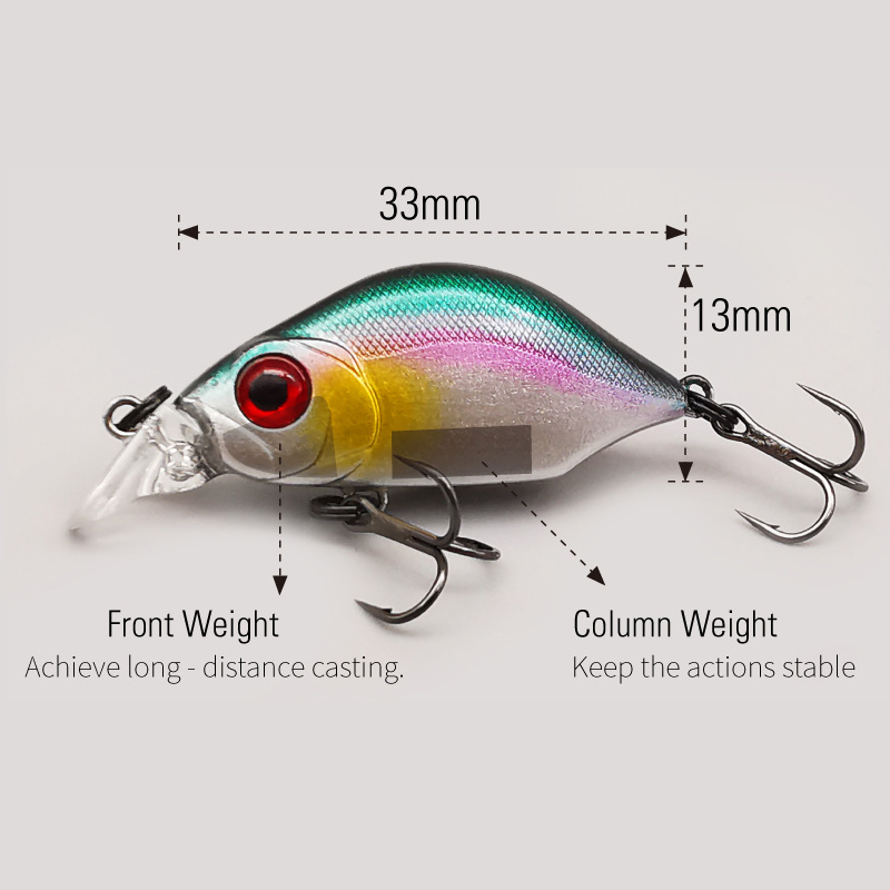 LUREHOLIC 33mm 2.8g Fluttering – Fishing Hook Treble Bewertung und Preis