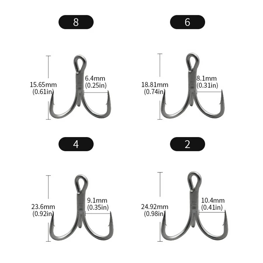 Fishing Treble Hooks High Carb – Fishing Hook Barbless Bewertung und Preis