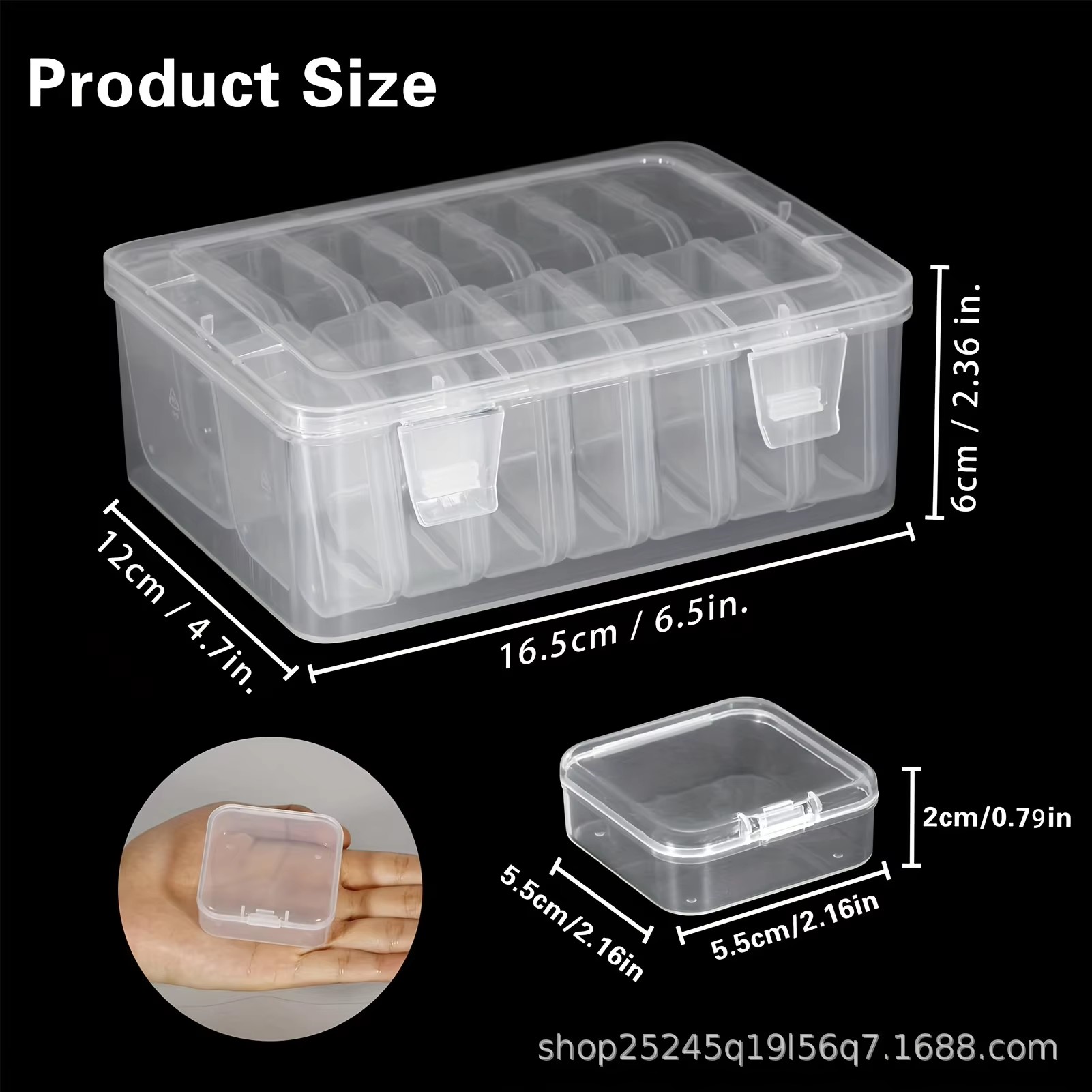 14Pieces  Clear Plastic Storag – Fishing Hook Bewertung und Preis
