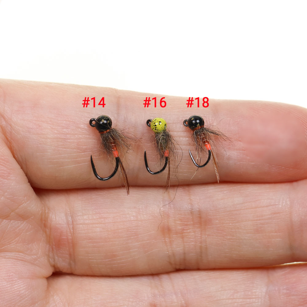 6PCS Jig Tungsten Bead Head Ny – Fishing Hook Barbless Bewertung und Preis