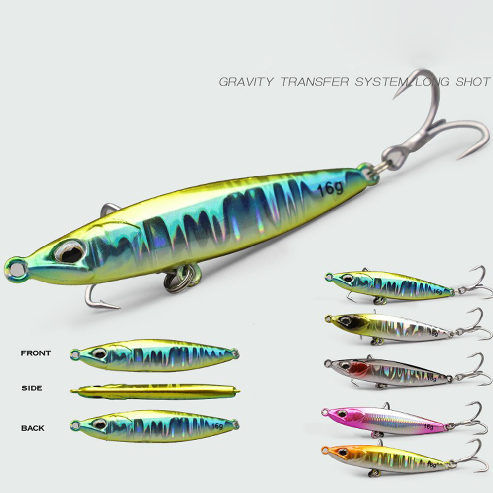 Jig Fishing Lures Metal Jiggin – Fishing Hook Treble Bewertung und Preis