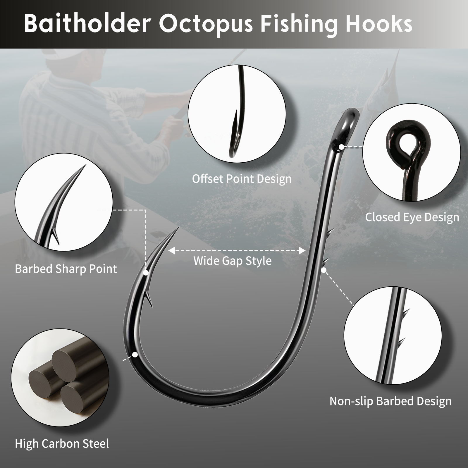 FishTrip Fishing Hook Octopus  – Fishing Hook Circle Bewertung und Preis