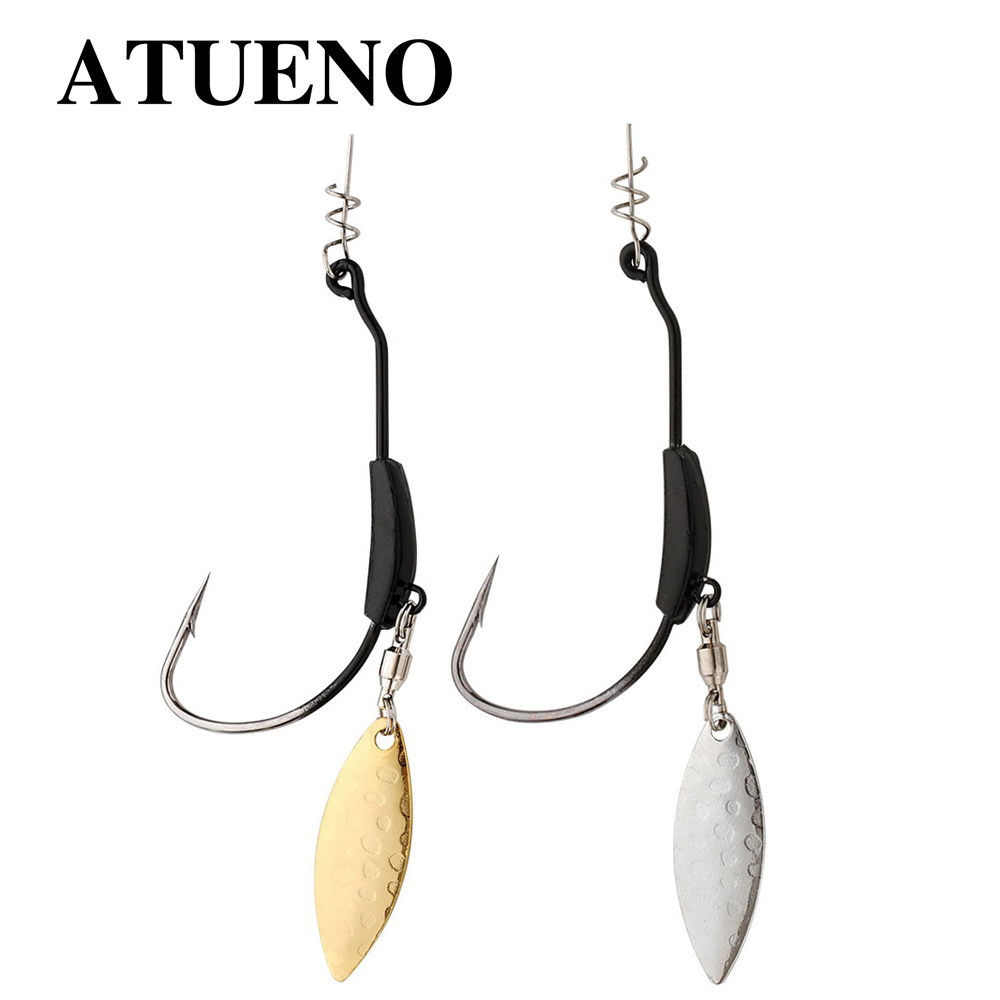 ATUENO 4pcs Offset Fishing Hoo – Fishing Hook Offset Bewertung und Preis