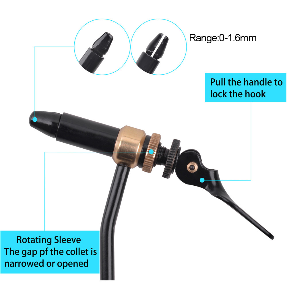 Rotary Fly Tying Vise Tool Saf – Fishing Hook Jig Bewertung und Preis