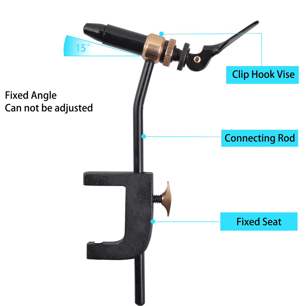 Rotary Fly Tying Vise Tool Saf – Fishing Hook Jig Bewertung und Preis