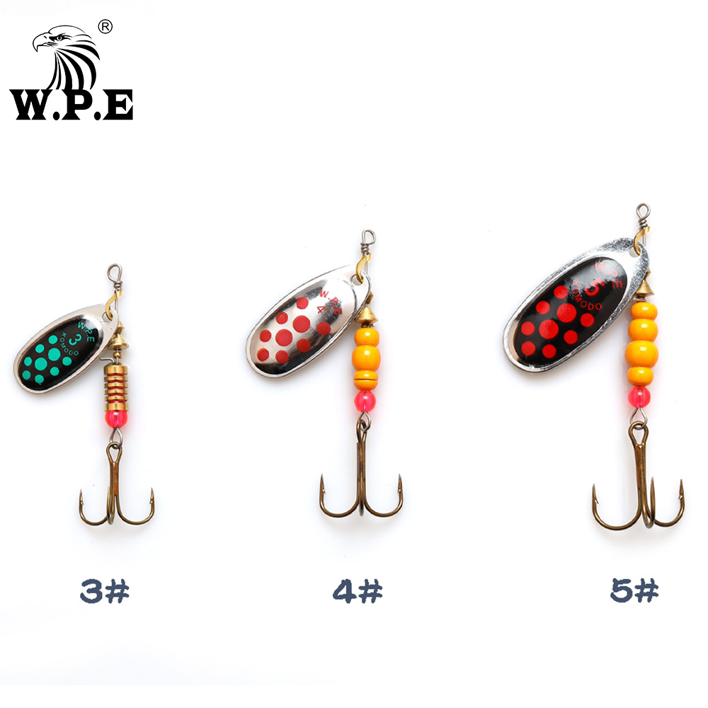 W.P.E Brand New Spinner Lure 1 – Fishing Hook Treble Bewertung und Preis
