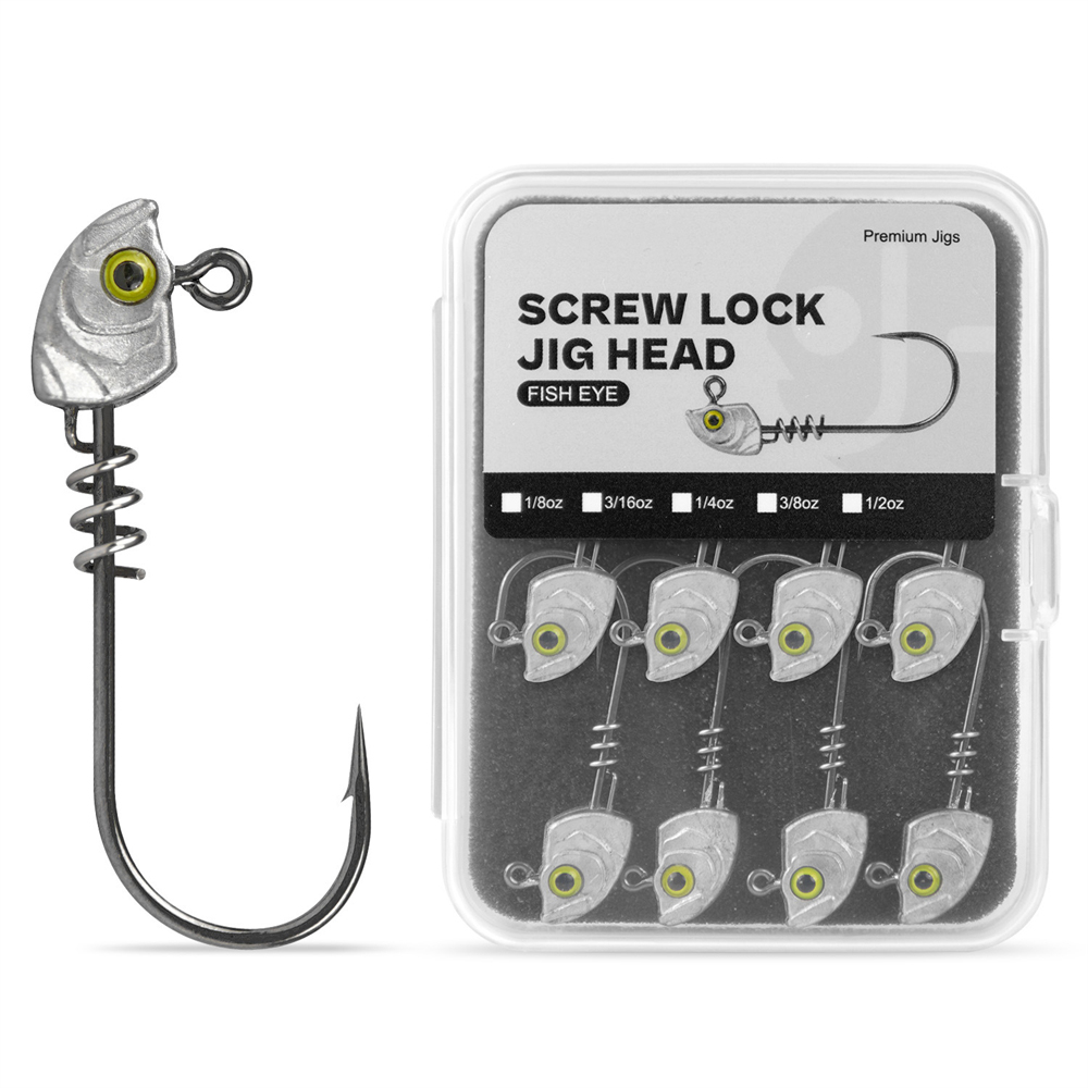15PCS Screw Lock Swimbait Jig  – Fishing Hook Weedless Bewertung und Preis
