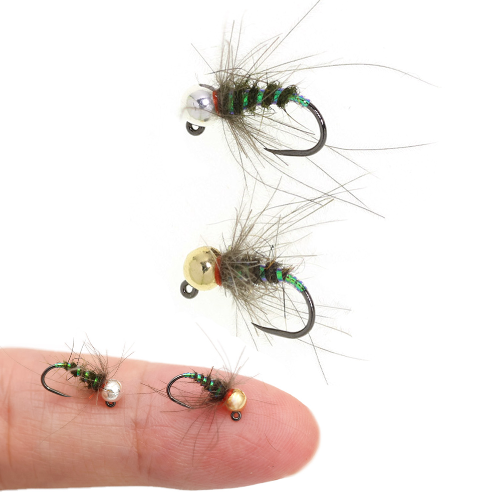 4pcs #16 Tungsten Beadhead CDC – Fishing Hook Barbless Bewertung und Preis