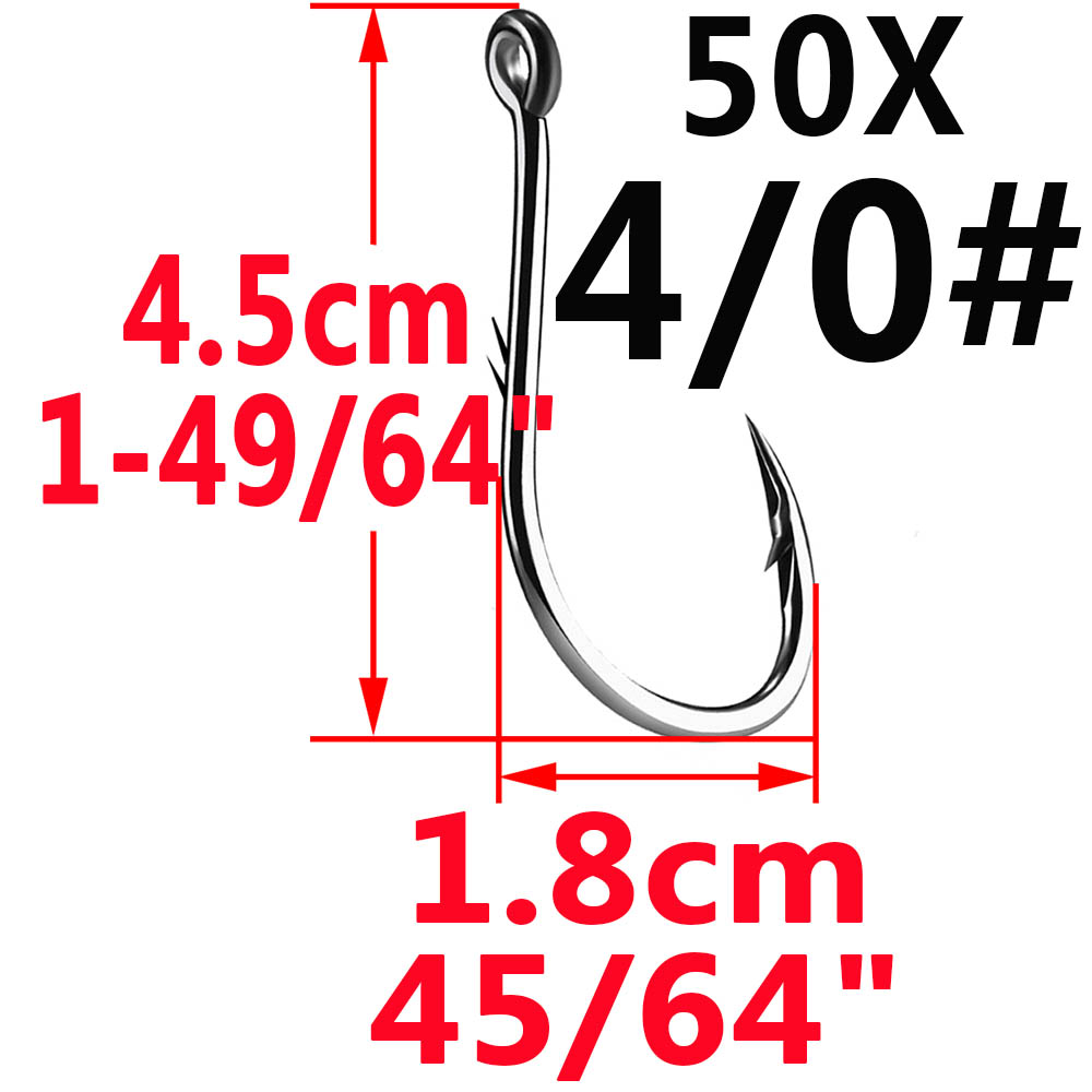 50pcs Iseama Circle Carp Eyed  – Fishing Hook Circle Bewertung und Preis
