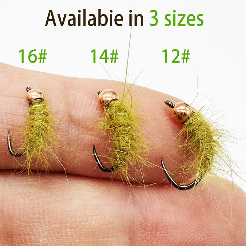 5PCS Fly Fishing Nymphs Wet Fl – Fishing Hook Barbless Bewertung und Preis