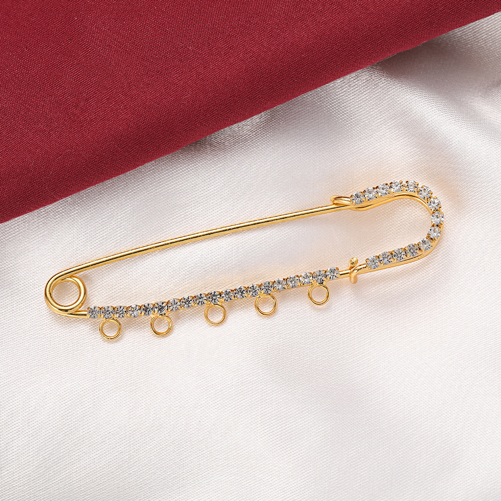 5pcs Rhinestone Charms Safety  – Fishing Hook Size Bewertung und Preis