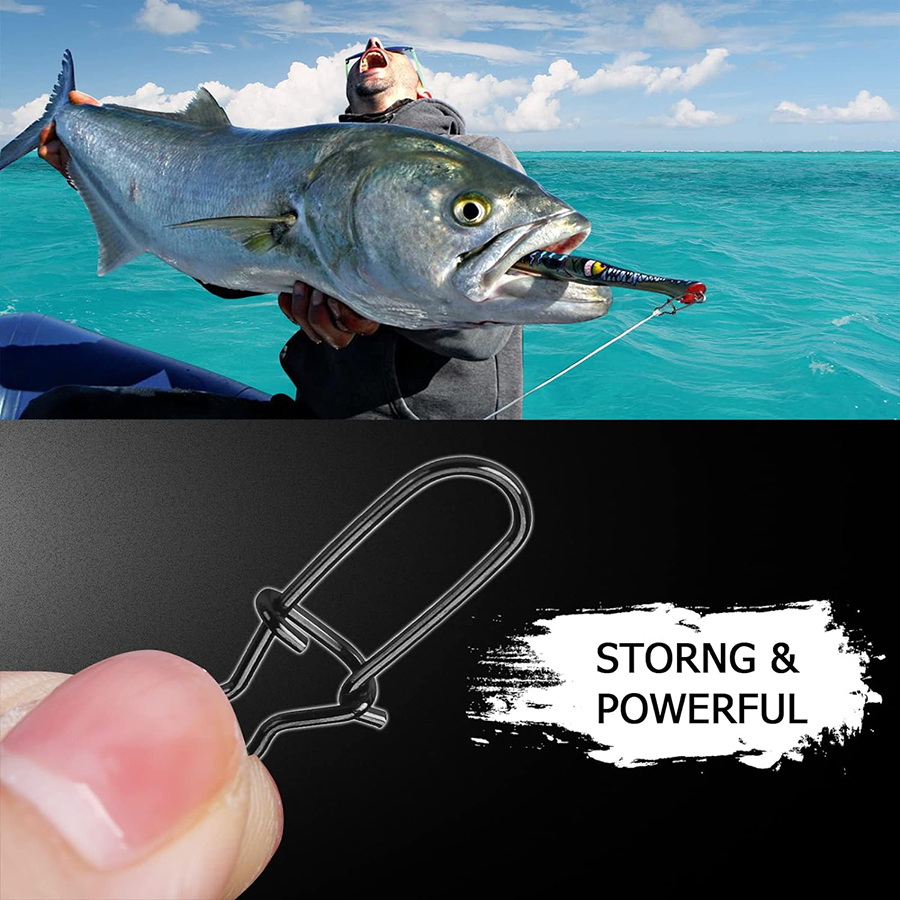 50Pcs Crankbait Snaps Stainles – Fishing Hook Stainless Steel Bewertung und Preis