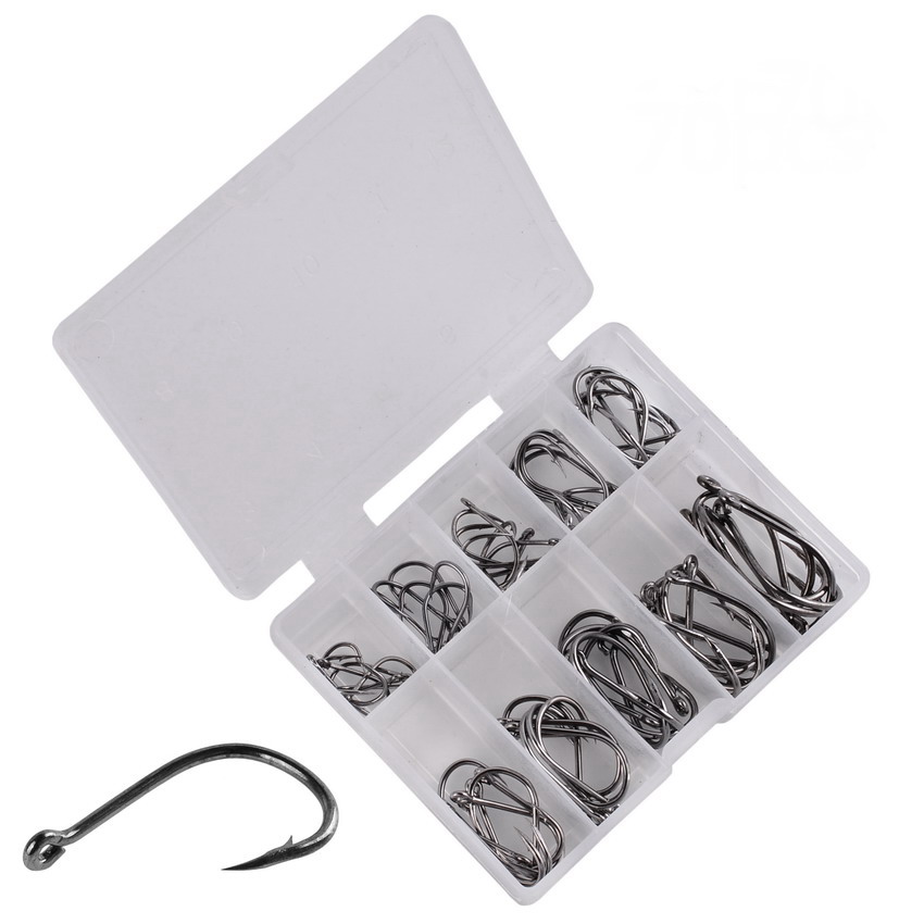 70Pcs/box Fishing Hooks Set Ki – Fishing Hook Circle Bewertung und Preis