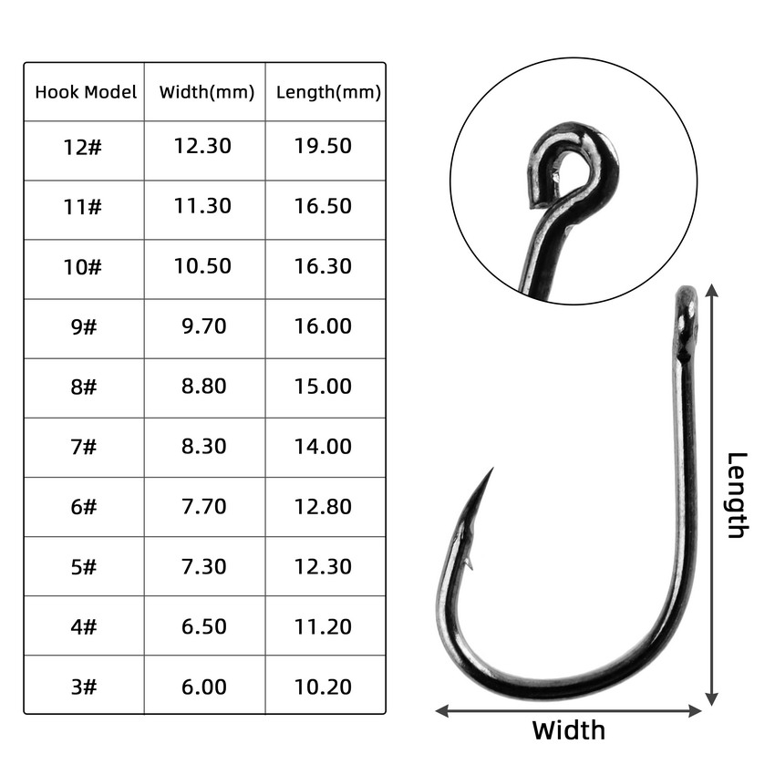 70Pcs/box Fishing Hooks Set Ki – Fishing Hook Circle Bewertung und Preis