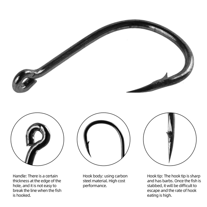 70Pcs/box Fishing Hooks Set Ki – Fishing Hook Circle Bewertung und Preis