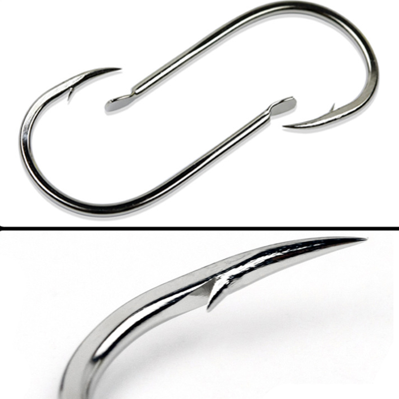 100pcs/Lot 7 Size Barbed Fishi – Fishing Hook Circle Bewertung und Preis