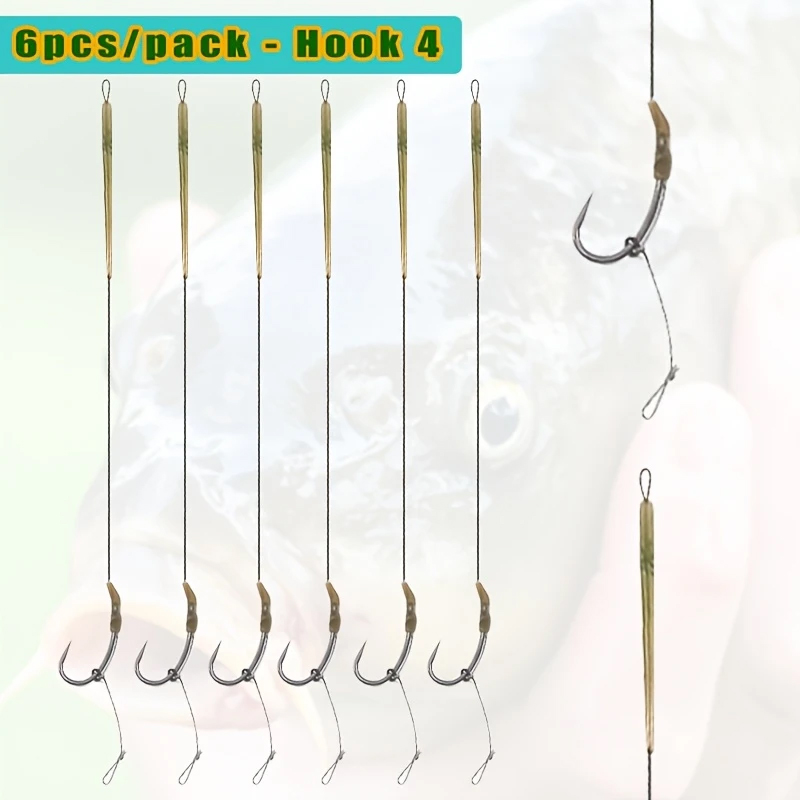 6pcs Ready Made Blow Back Hair – Fishing Hook Size Bewertung und Preis