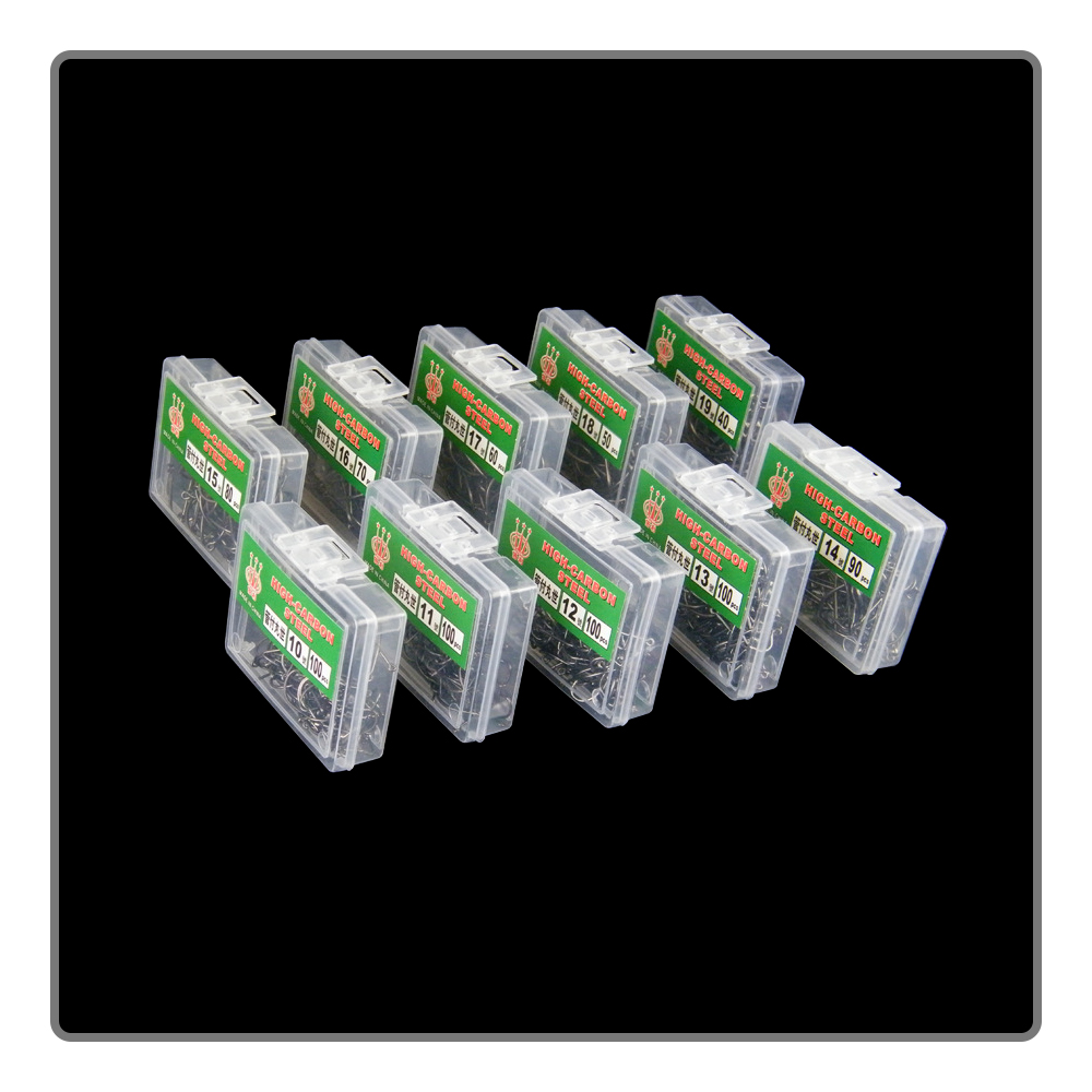 40-100Pcs per box Boxed fishho – Fishing Hook Barbless Bewertung und Preis