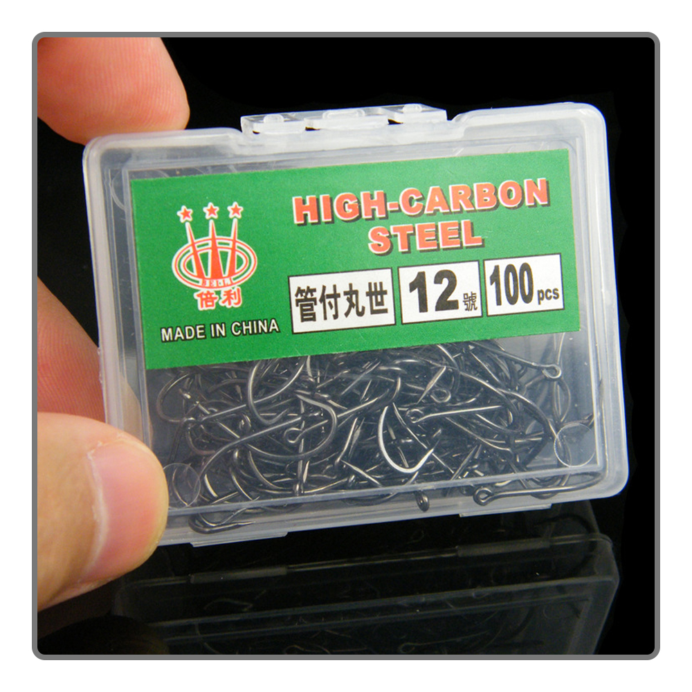 40-100Pcs per box Boxed fishho – Fishing Hook Barbless Bewertung und Preis