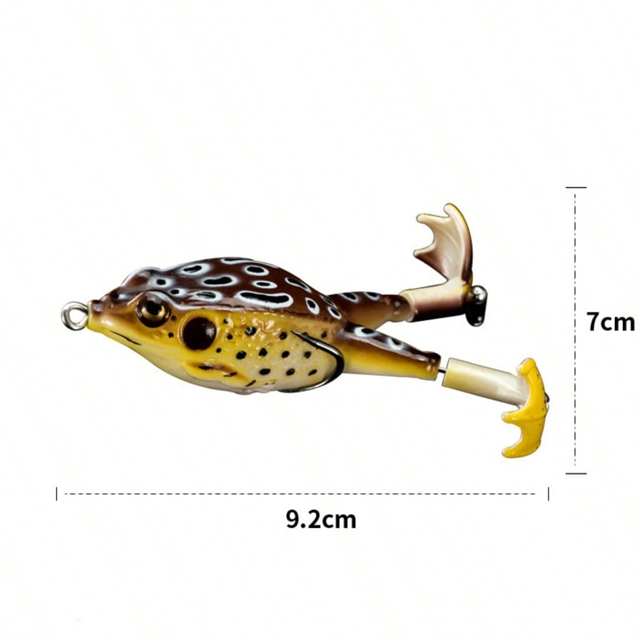 5pcs Water Soft Frog Bass Fish – Fishing Hook Weedless Bewertung und Preis
