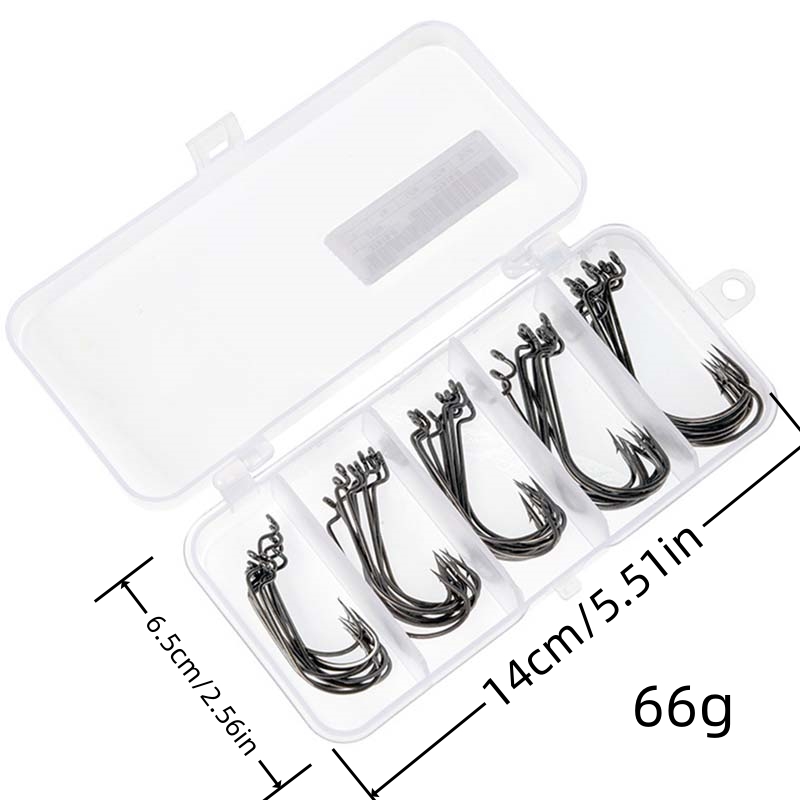 50Pcs/Box High Carbon Steel Fi – Fishing Hook Stainless Steel Bewertung und Preis